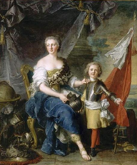 Jean Marc Nattier Portrait of Jeanne Louise de Lorraine